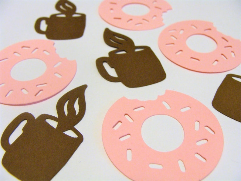 Coffee Birthday Party Coffee Party Decorations Coffee Lovers Party Decor Coffee and Donut Party.Donut Party Decoration Coffee Confetti