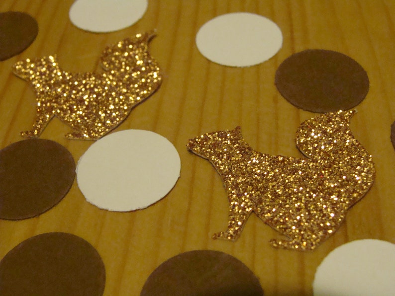 Woodland Confetti Squirrel confetti Baby Shower Decorations Animal Party Decor Animal Party Decorations 1st Birthday Party Decorations.