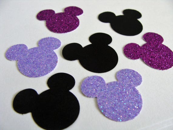 Purple Minnie Mouse Confetti Wedding Confetti Purple Bridal Etsy