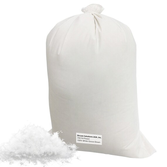 Bulk Goose Down Filling 1 4 Lb 700 Fill Power 80 20 Etsy