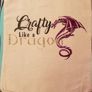 Crafty Like A...Your Mythical Creature Tote Bag image 1