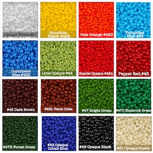 TOHO 11/0 Glass Seed Beads, 10 grams, Choose Color/s - Round Japanese Rocailles - Opaque / Matte Opaque / Metallic, Restock May &#39;25