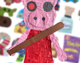 Custom Piggy Inspired Pinata (24 in x 17 in x 4 in)