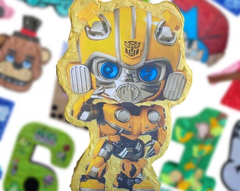 Kid Bumblebee Inspired Image Pinata (24 in x 16 in x 4 in)