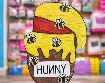 Winnie the Pooh in Pot Hunny Inspired Hit Piñata Sized to 24x18x4 or 24x18x8