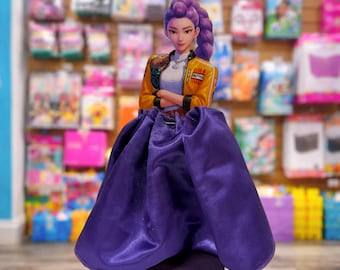 Double Sided Wooden Dress Centerpiece Kpop Demon Hunters Rumi Theme Party Table Decor 9.5 in tall