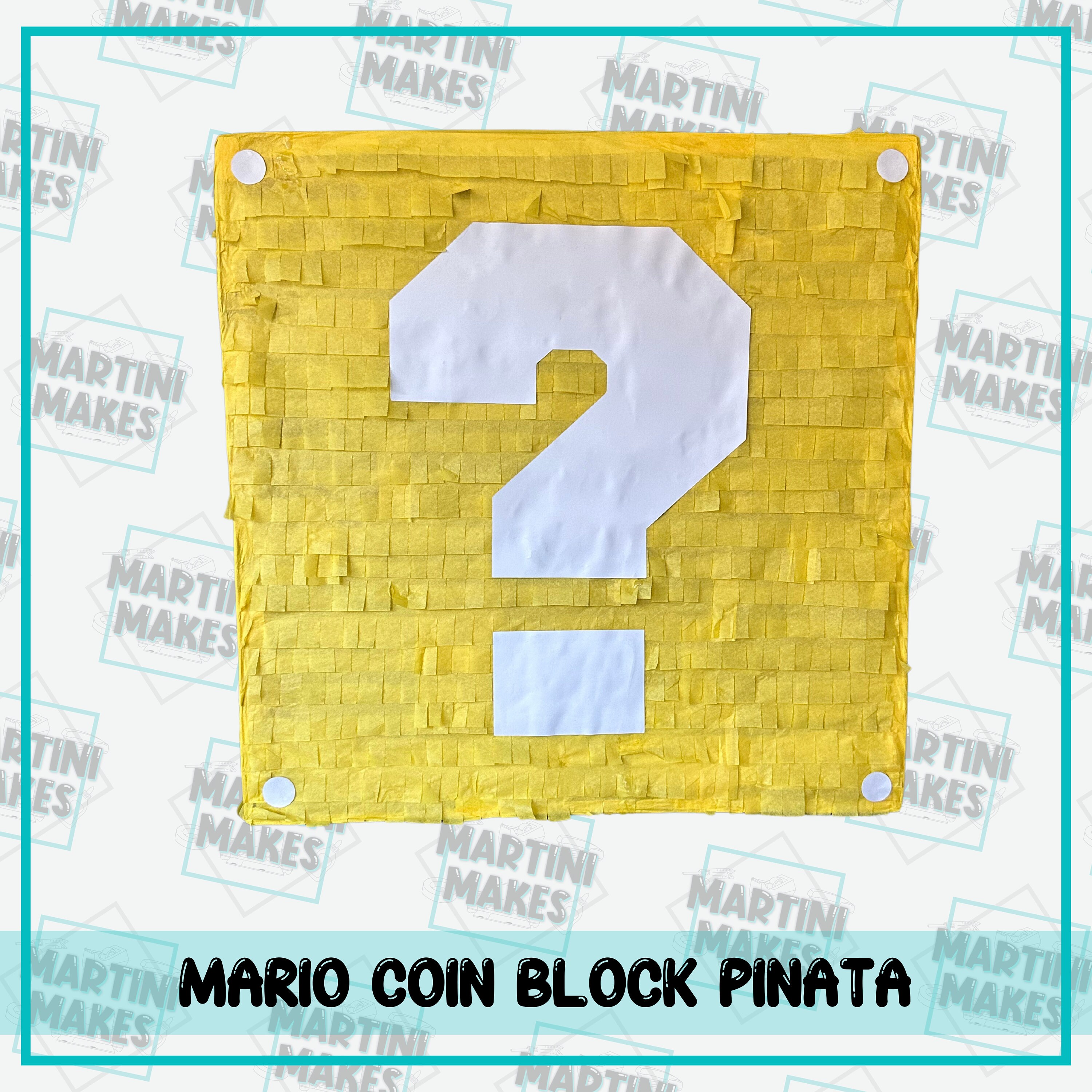 Super Mario Coin Block Pinata (20 in X 20 in X 8in) - Etsy Canada