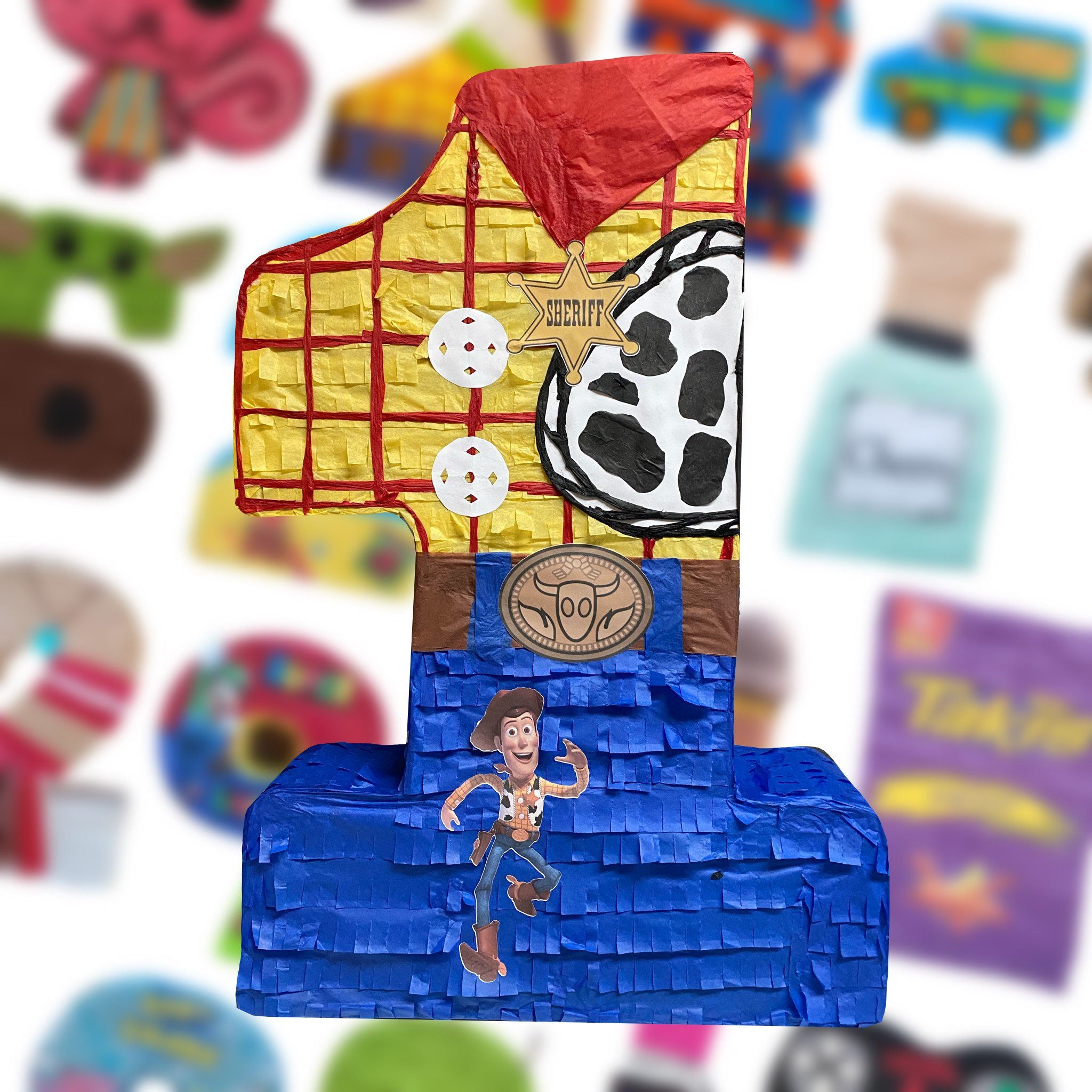 Woody Toy Story Inspired Any Number Custom Pinata 24 in L X Etsy