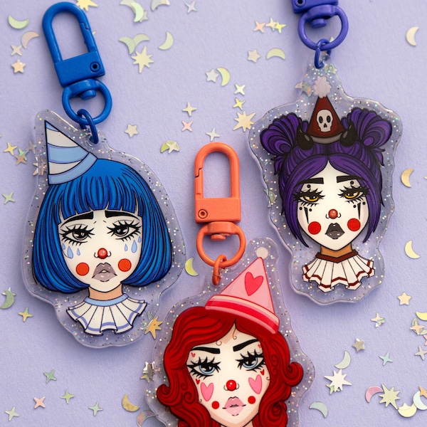 Clown keychains