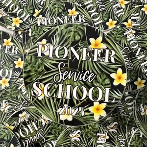 Pioneer Service School 2025 Stickers | JW Stickers