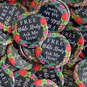 SALE Free Bible Study Buttons