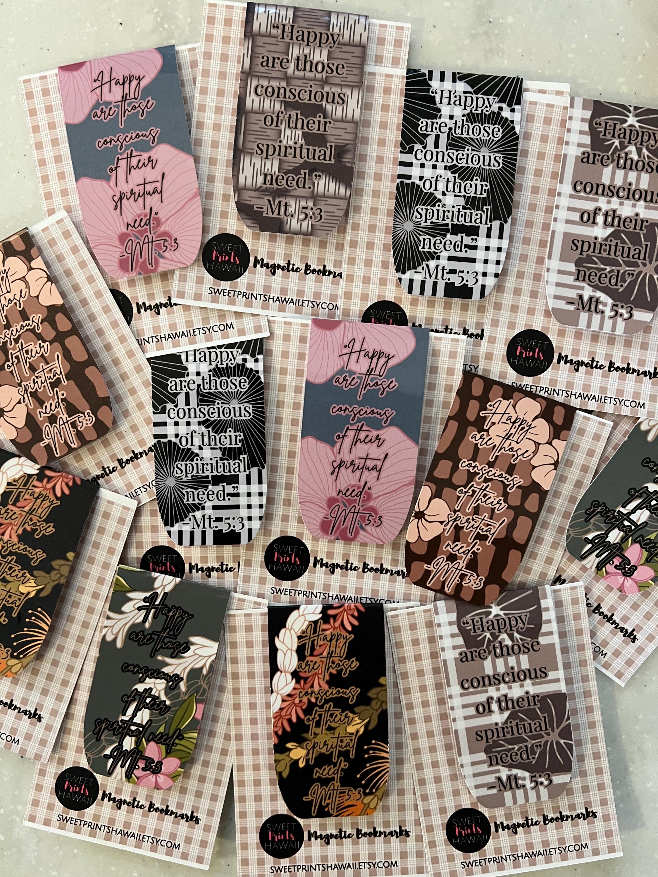 JW Magnetic Bookmarks Matthew 5:3 | 2026 Year Text - Etsy