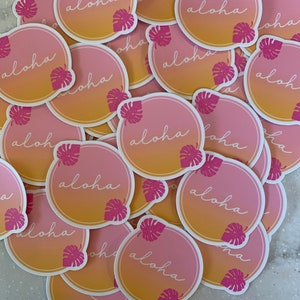 Aloha Stickers | UV | Durable | Waterproof