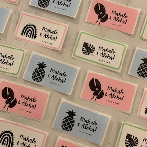 Mahalo & Aloha Stickers