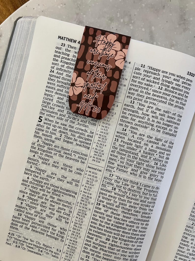 JW Magnetic Bookmarks Matthew 5:3 | 2026 Year Text - Etsy