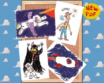 New Instant Download Pdf Toy Story 4 Posters Lot Etsy