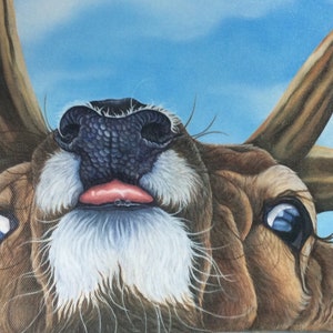 Stag canvas print, painting, picture, gift, art