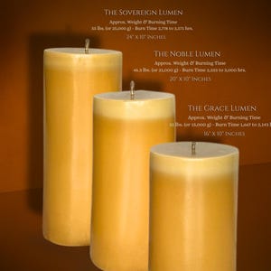 Limited Luxury Giant Pillar Candle | The Grand Lumen | Handcrafted Candle | Designer Decor Candle