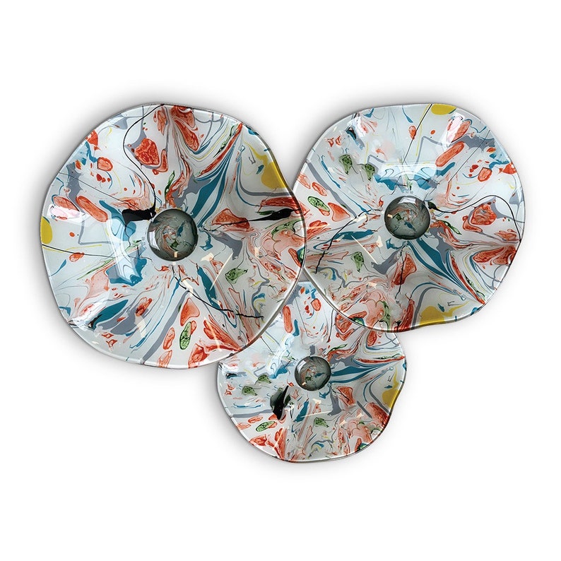 Blown Glass Bowl Wall Art Etsy