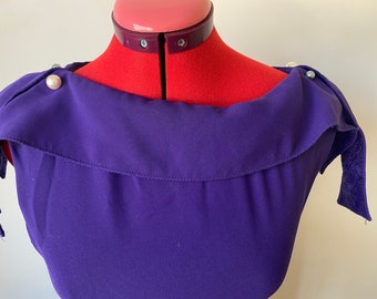Designer Label Purple Wiggle Dress Small