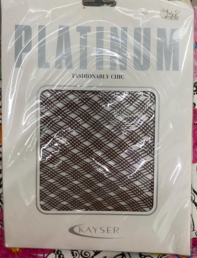 Vintage Retro Platinum Cocoa Colour Stockings Tights Brand New - Med ...