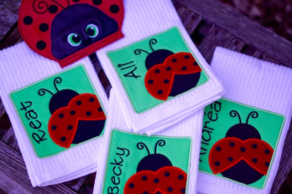 Ladybug Kitchen Towel And Holder Ladybug Kitchen Decor Ladybug Etsy