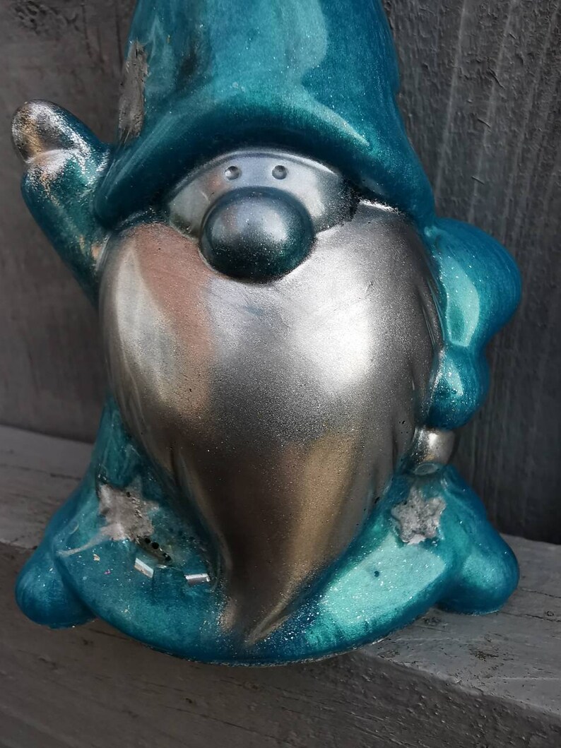 Crystal Resin Art Orgonite Crystal Gonk Wizard Gonk Etsy