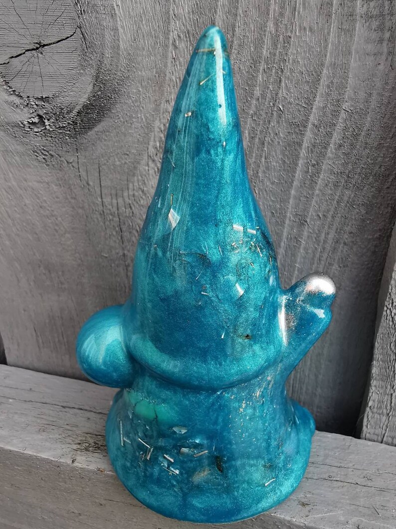 Crystal Resin Art Orgonite Crystal Gonk Wizard Gonk Etsy