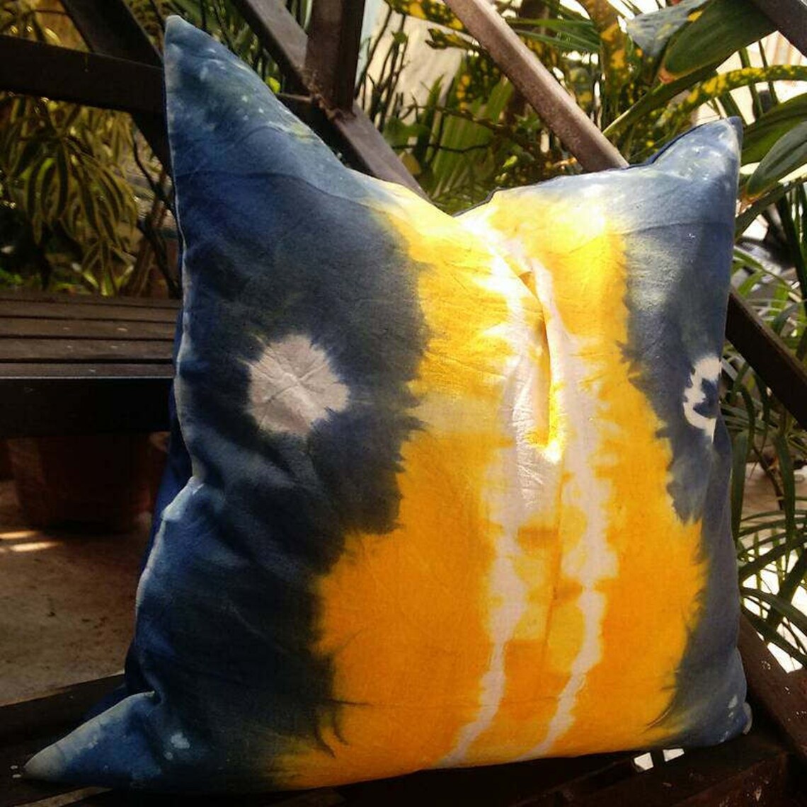 Abstract Decorative Pillow Cases Indian Tie Dyed Multi Color Etsy