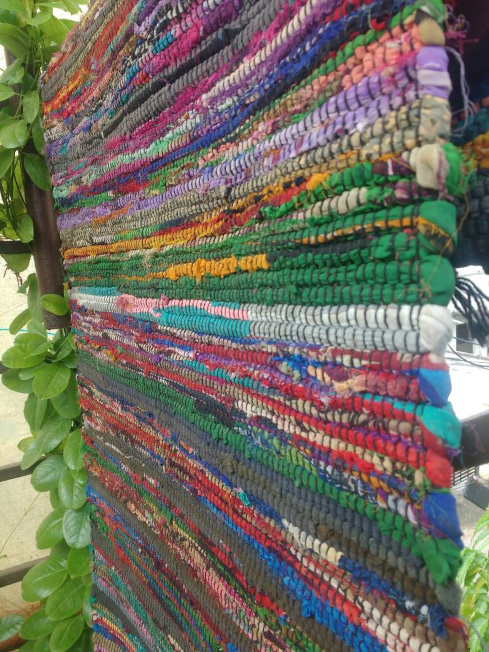 Vintage Antique Colorful Handmade Floor Mats Puppy bed Etsy