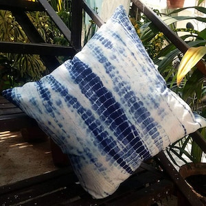 Dekorative Kissenbezüge, indischer Batik-Indigoblau-Kissenbezug, Inneneinrichtung, Heimdekoration, Sofakissen, Shibori-Geschenkkissen, Weihnachtsgeschenk