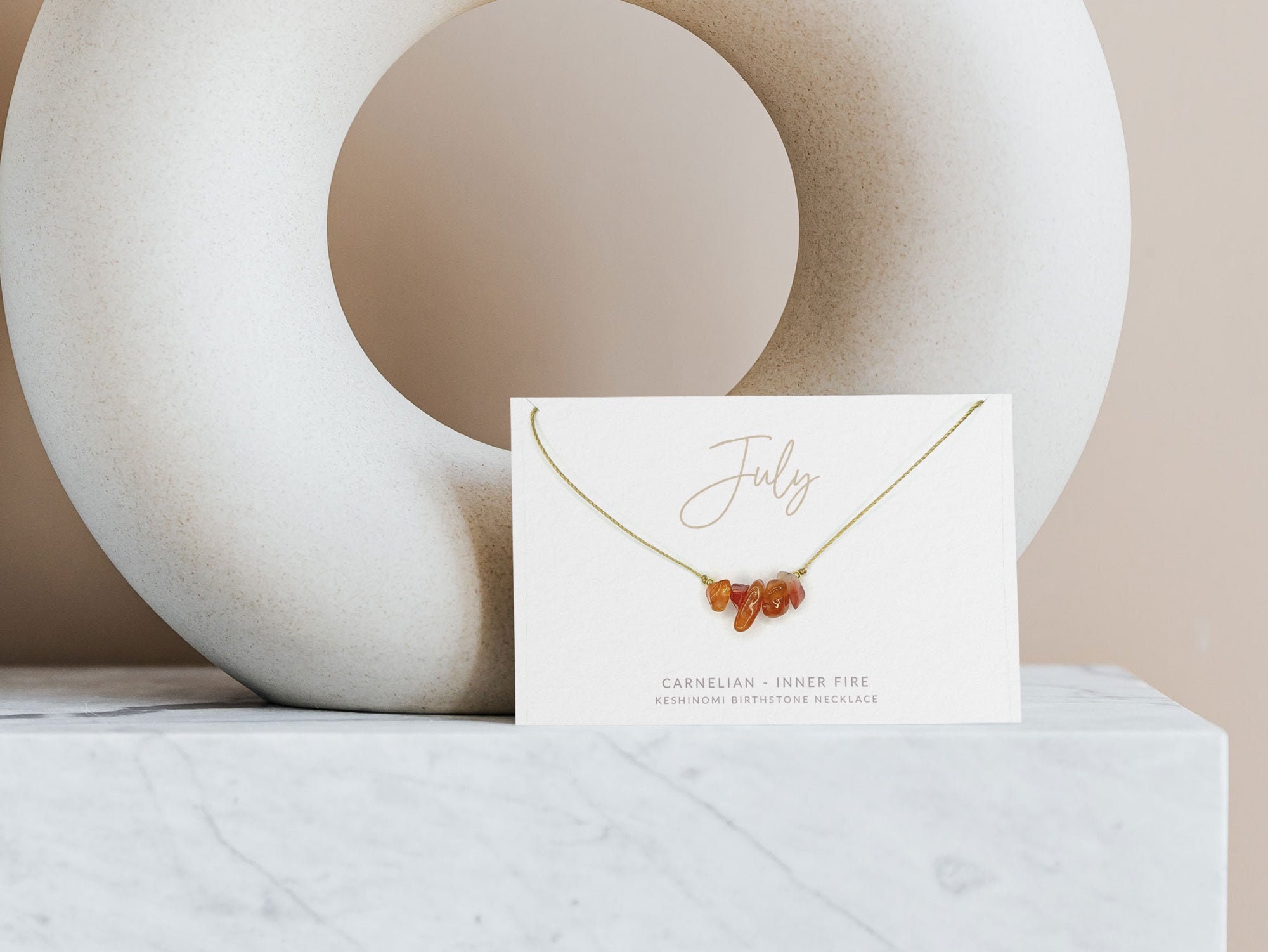 July birthstone necklace, birthday gift for best friend, carnelian ne…