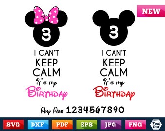 Download Disney birthday | Etsy