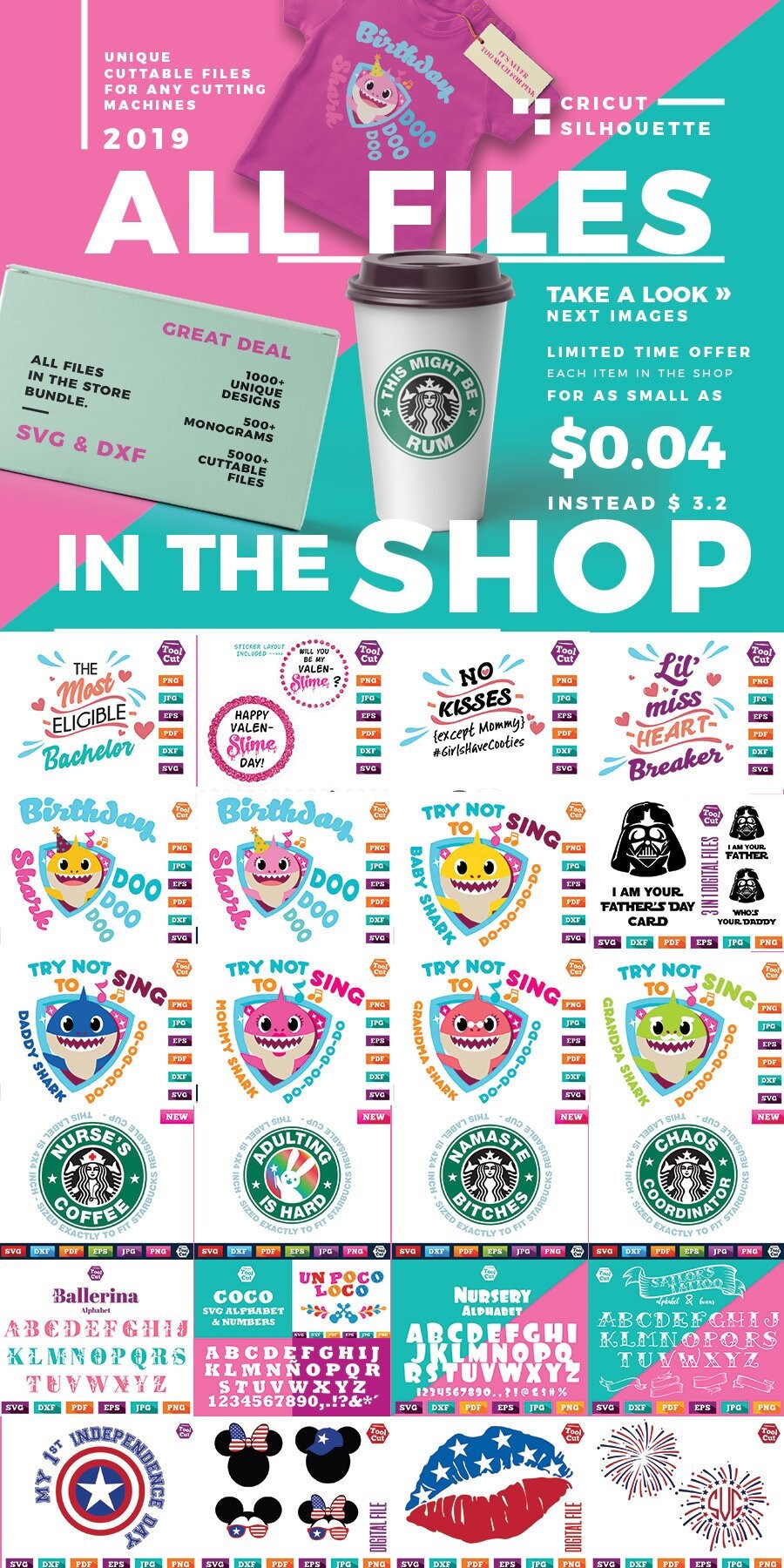 Download Svg Bundle All Files in Shop Svg Disney Svg Monogram ...
