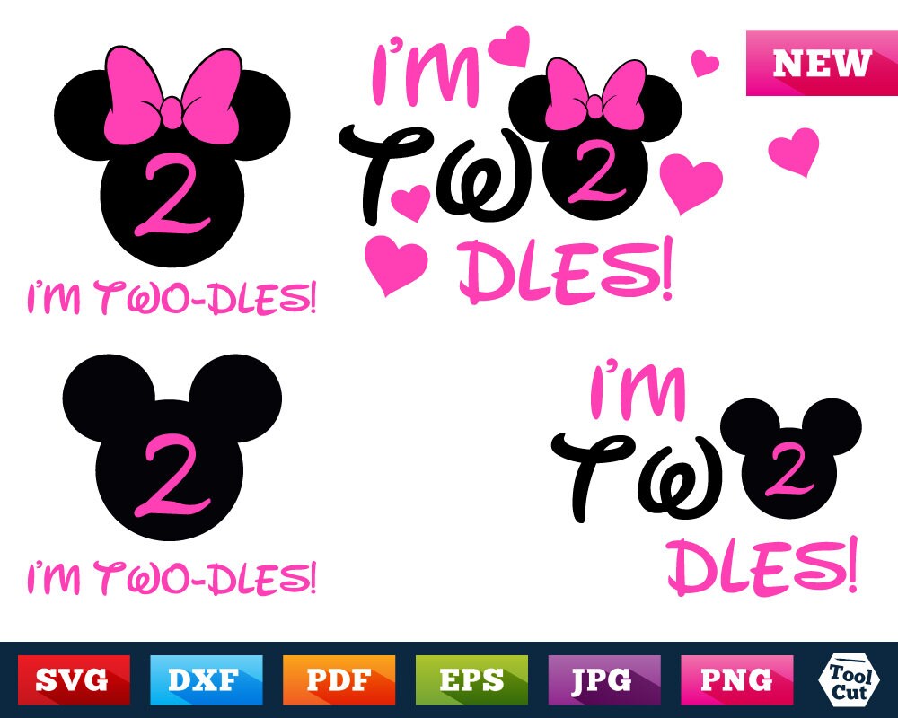 Download I'm Twodles Svg Disney Two Years Svg Mickey Twodles Svg | Etsy