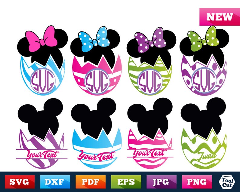 Download Disney Easter Monogram Frame Svg Easter Mickey Monogram ...