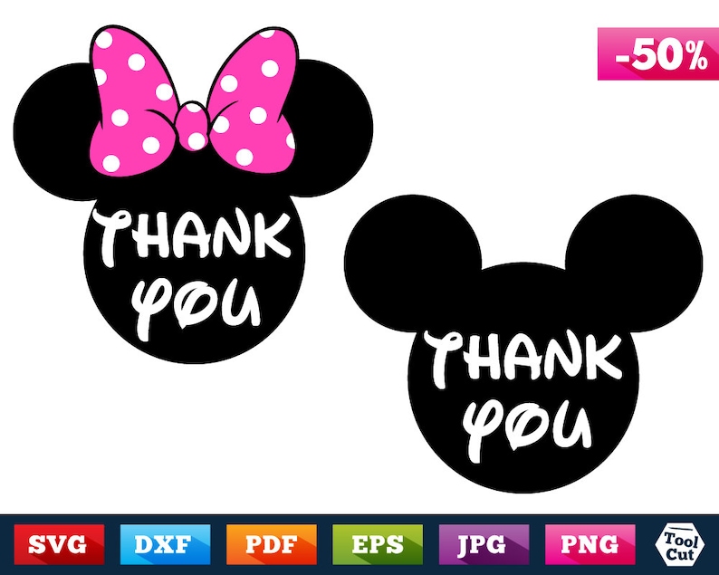 Download Disney Svg Favor Bag Svg Thank You Svg Disney Birthday Svg ...