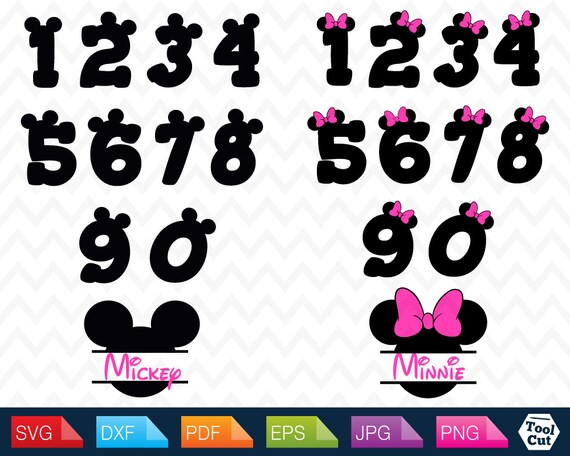 disney numbers svg mickey mouse numbers svg mickey mouse split etsy mickey mouse numbers