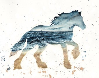Wild Water Horse
