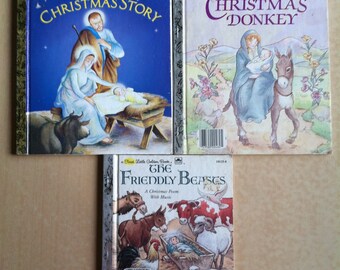 Little Golden Books Christmas Stories Set of 3