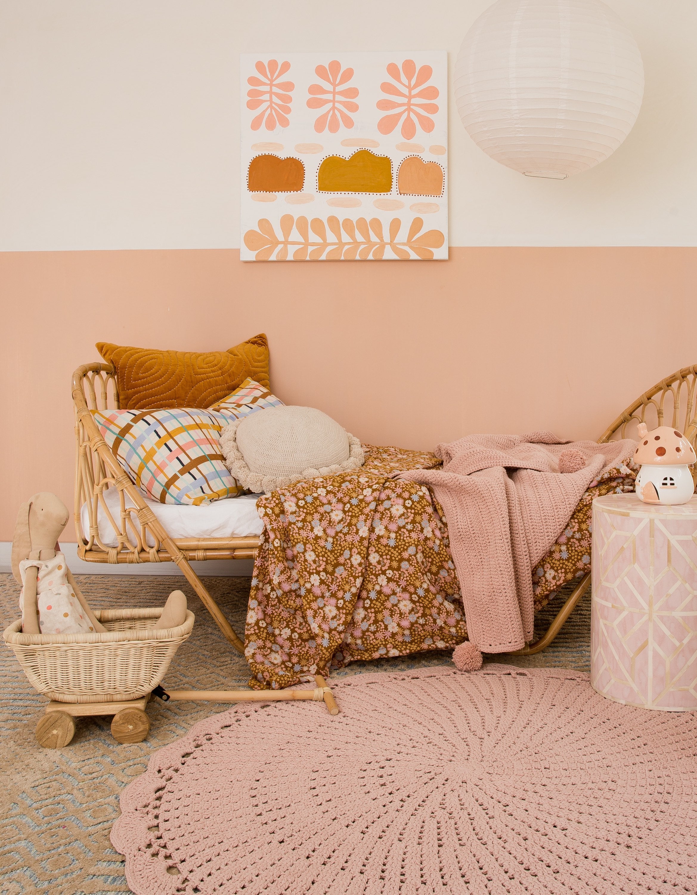 White Light Grey Blush Pink Kids Toddler Baby Nursery Rug Etsy