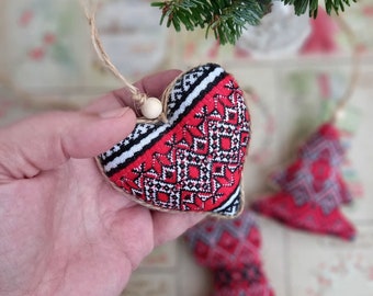 Christmas tree decoration, set of 4 toys