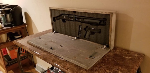 Concealed Hidden Gun Storage Safe Cabinet For Home Security Self Defense Home Decor Gun Case Gifts