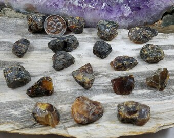 thumbnail interactive-video image 1 of Natural Baltic Amber Stone Beads – 5 Grams (approx. 100 Beads) – Choose Your Color 1 of 3