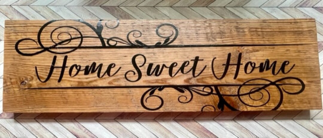 Home Sweet Home Handmade Reclaimed Barnwood Sign - Etsy