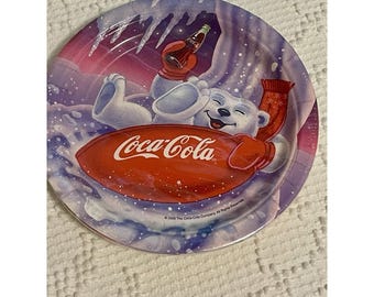 8 pratos de sobremesa Coca-Cola 2000 de 7 polegadas da DesignWare