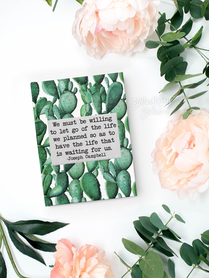 Joseph Campbell Quote JOURNAL NOTEBOOK JOURNAL Life We Etsy