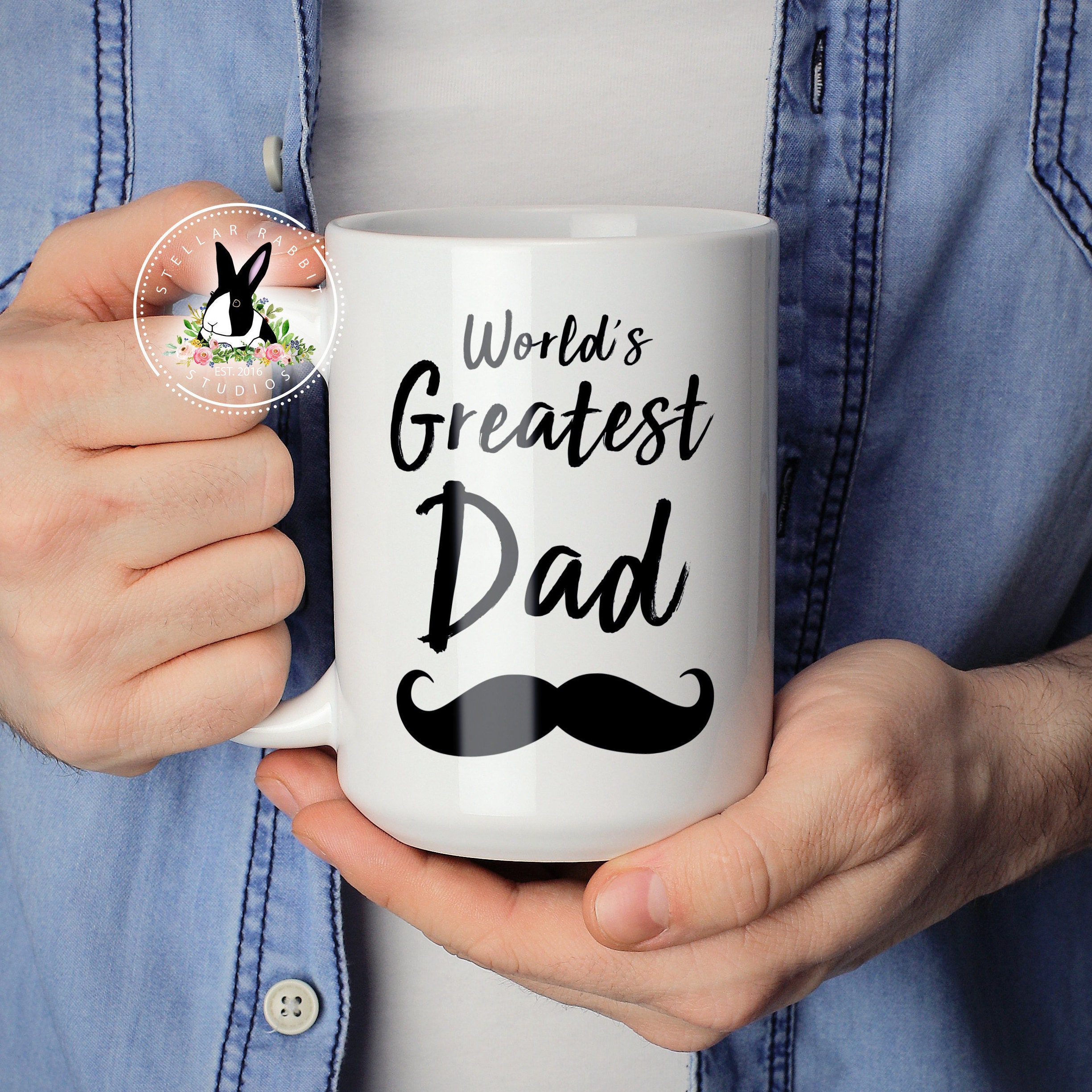 World's Greatest Dad Mug Dad Mug Father's Day Mug - Etsy