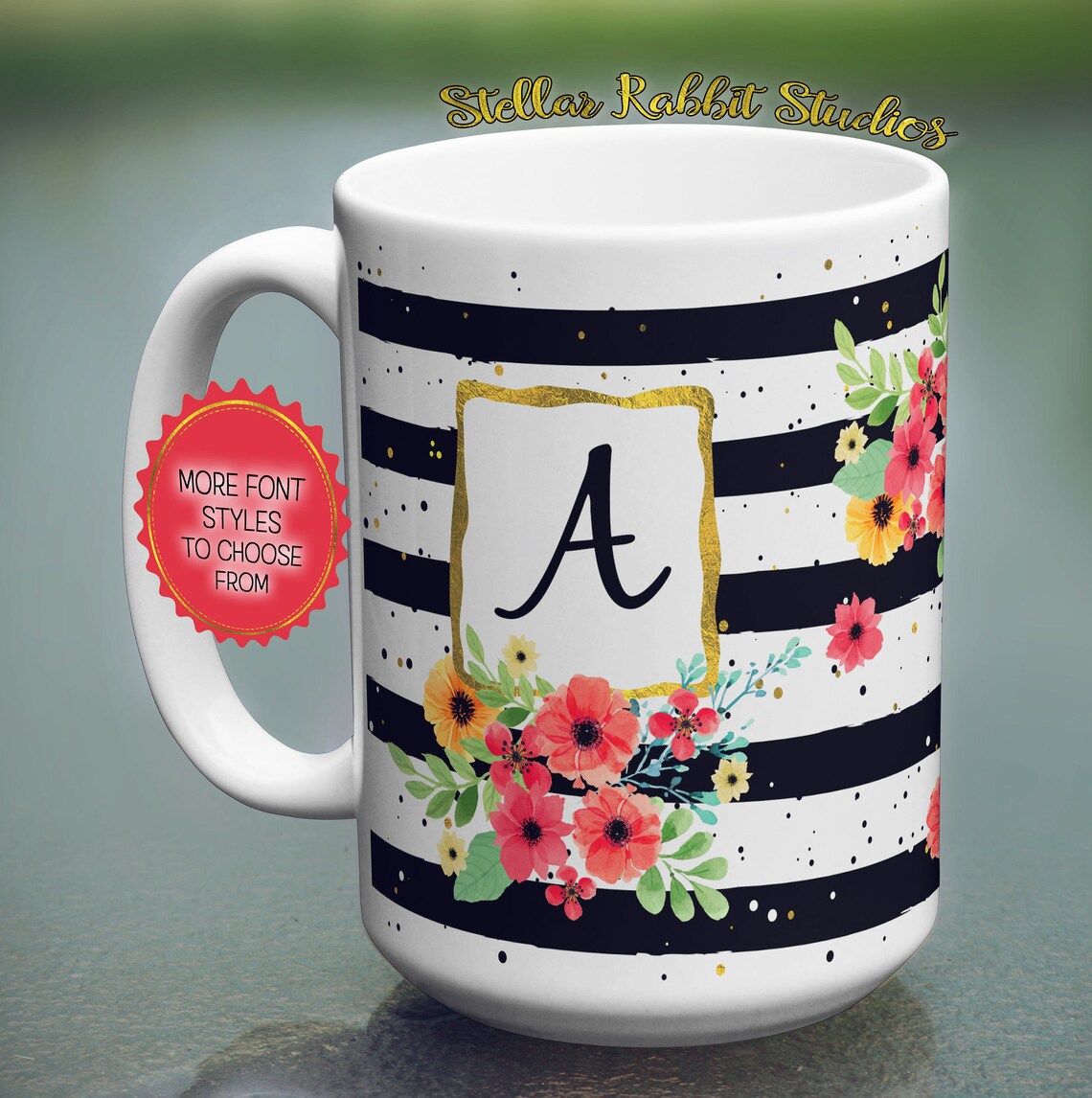 Personalized Coffee Mug Monogram Mug BRIDESMAID Coffee Mug Etsy