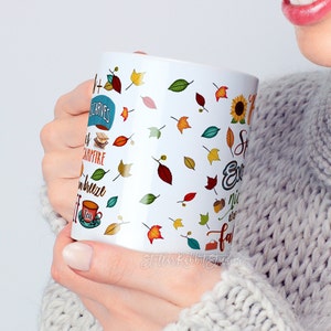 PUMPKIN SPICE Mug, Pumpkin Spice and Everything Nice, Fall Mug, Coffee Cup, Pumpkin Mug, Pumpkin Latte, Sweater Weather Mug, Cuddle Weather image 4